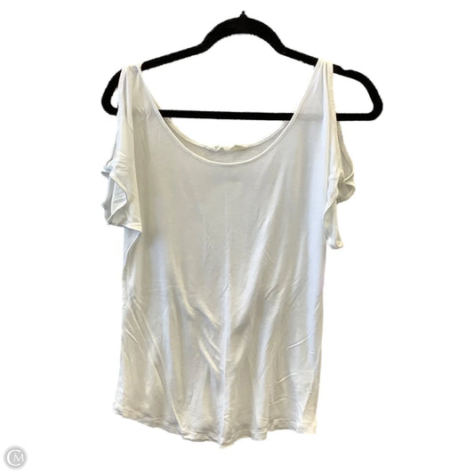 Top Short Sleeve By Old Navy In White, Size: M