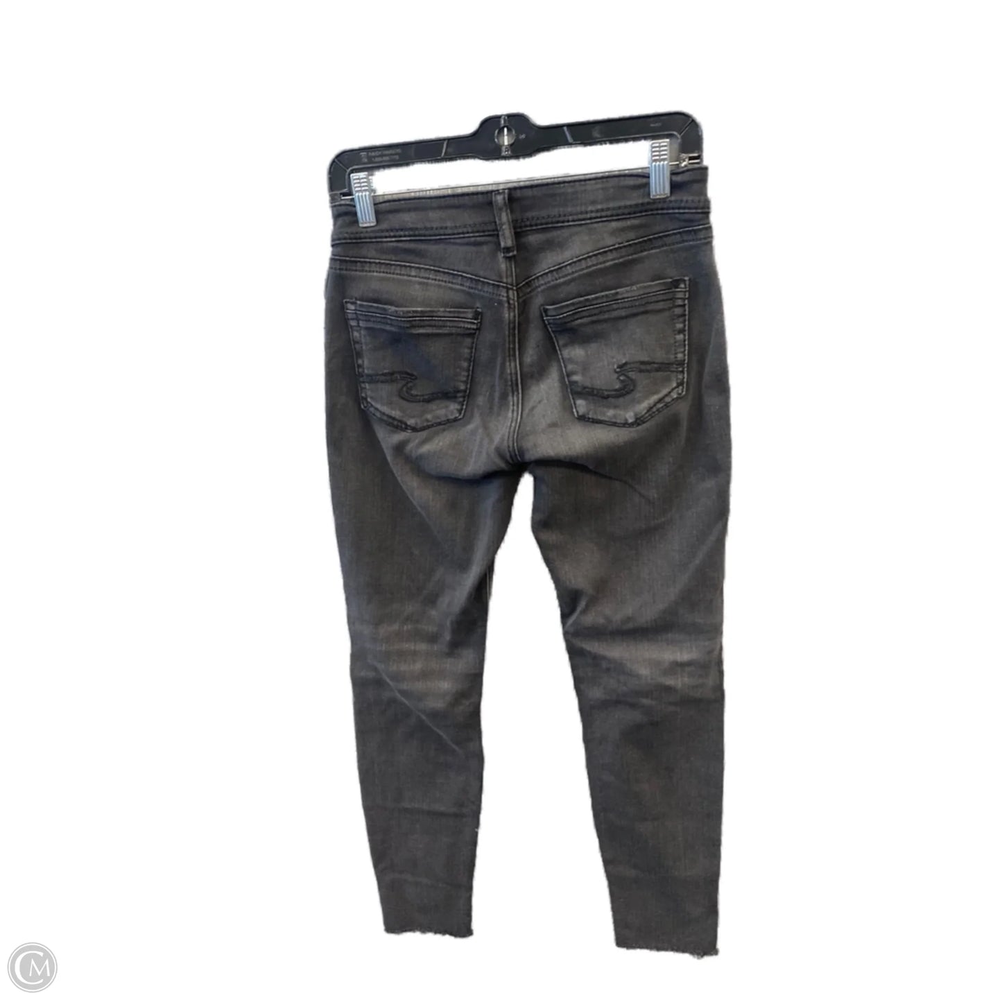 Jeans Skinny By Silver In Black Denim, Size: 2
