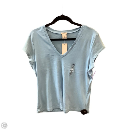 Top Short Sleeve Basic By Old Navy In Blue, Size: Xl