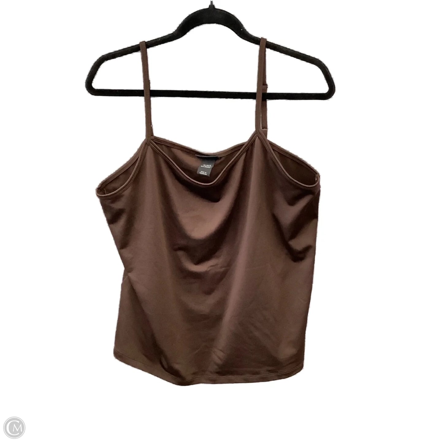 Top Cami By Lane Bryant In Brown, Size: 1x