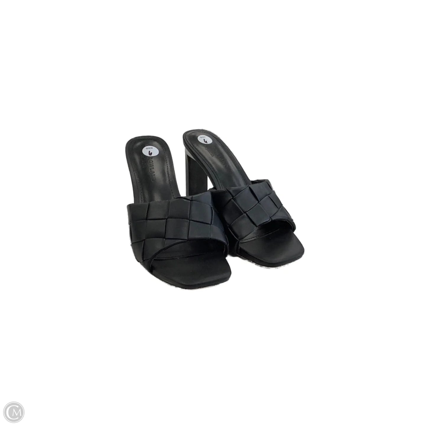 Shoes Heels Block By Just Fab In Black, Size: 6