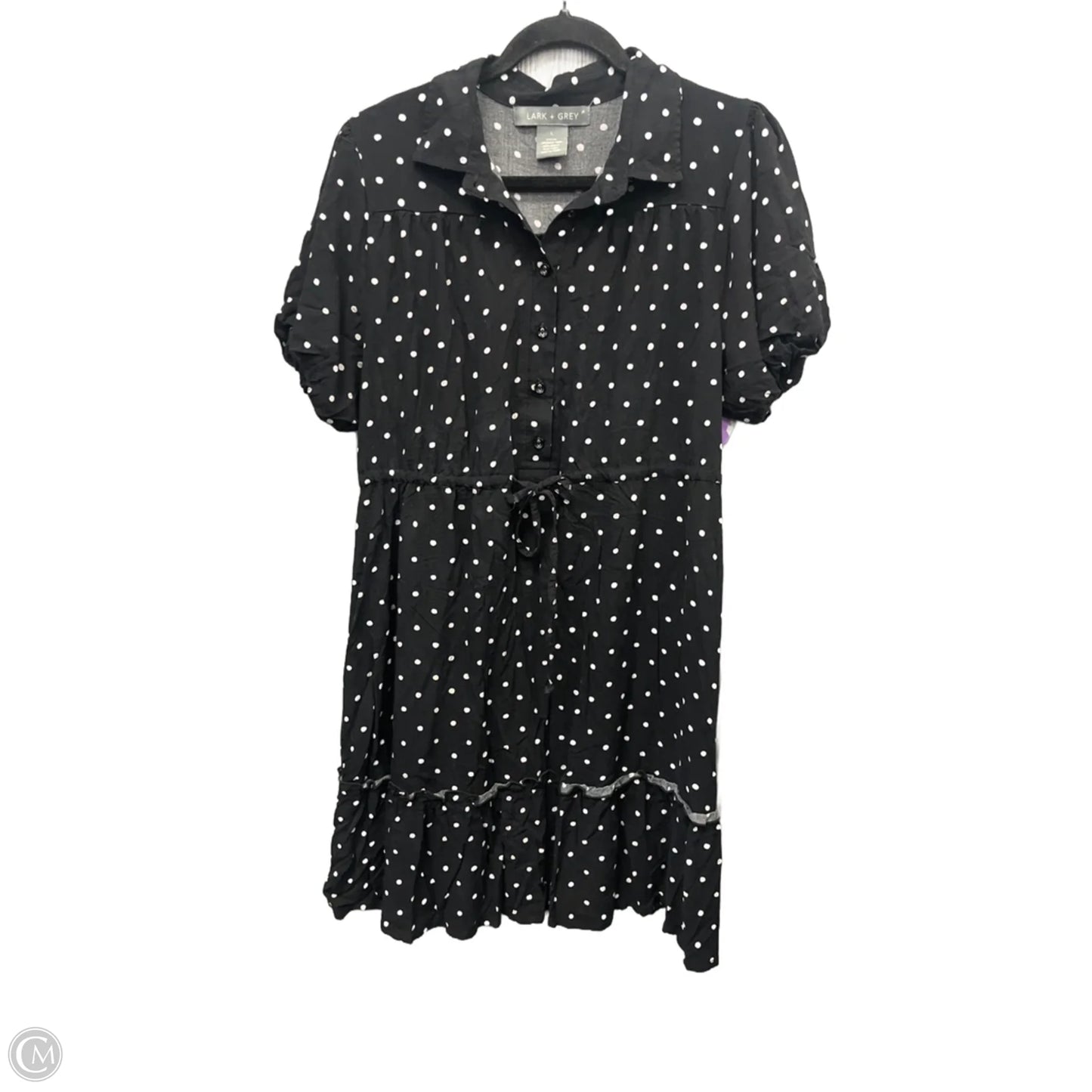 Dress Casual Midi By Clothes Mentor In Black, Size: L