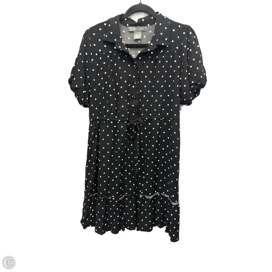Dress Casual Midi By Clothes Mentor In Black, Size: L