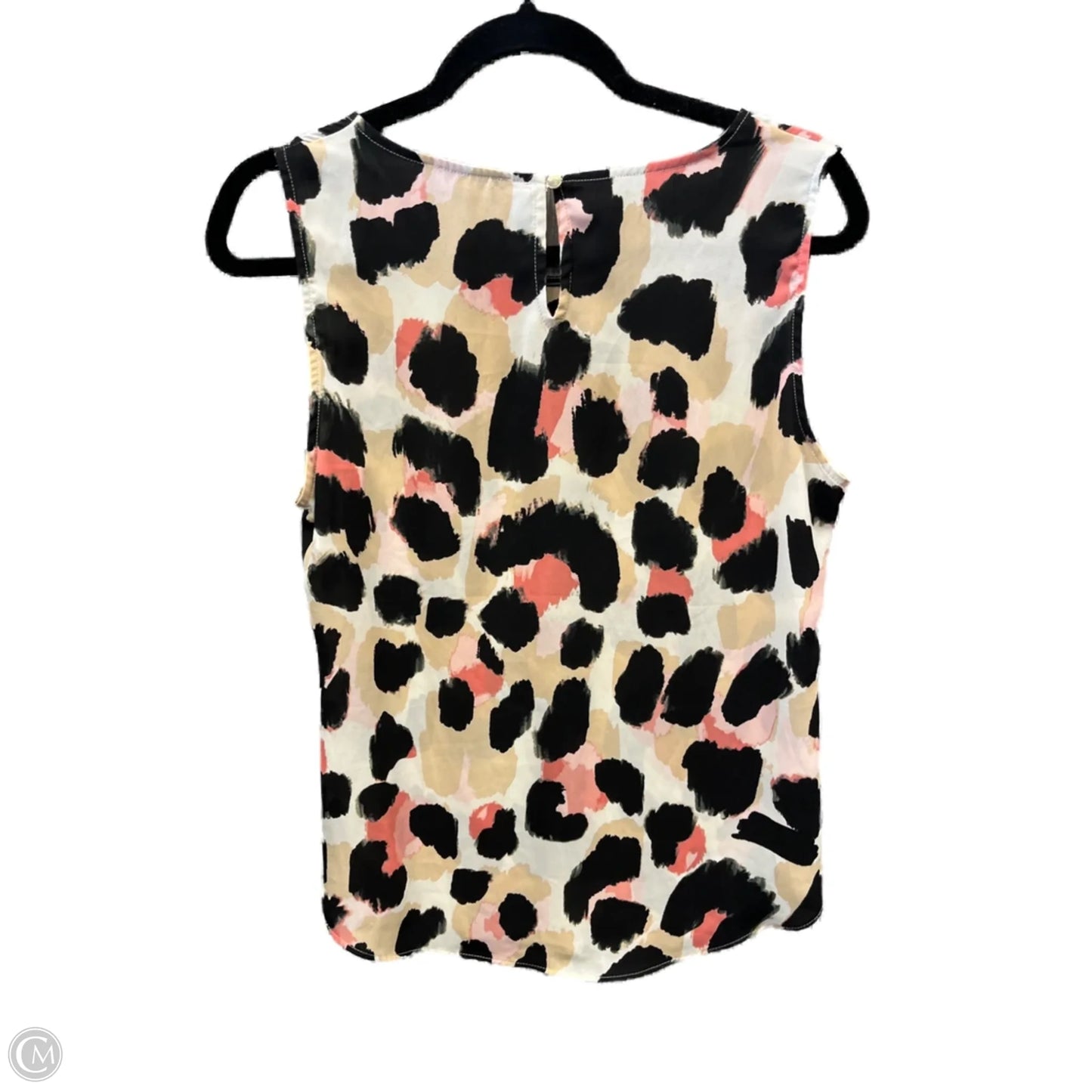 Top Sleeveless By Dkny In Animal Print, Size: M