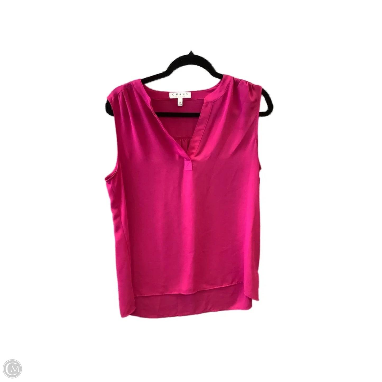 Top Sleeveless By Chaus In Pink, Size: M