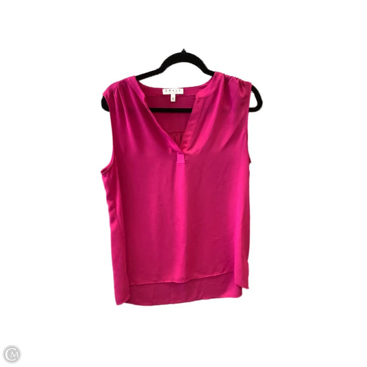 Top Sleeveless By Chaus In Pink, Size: M