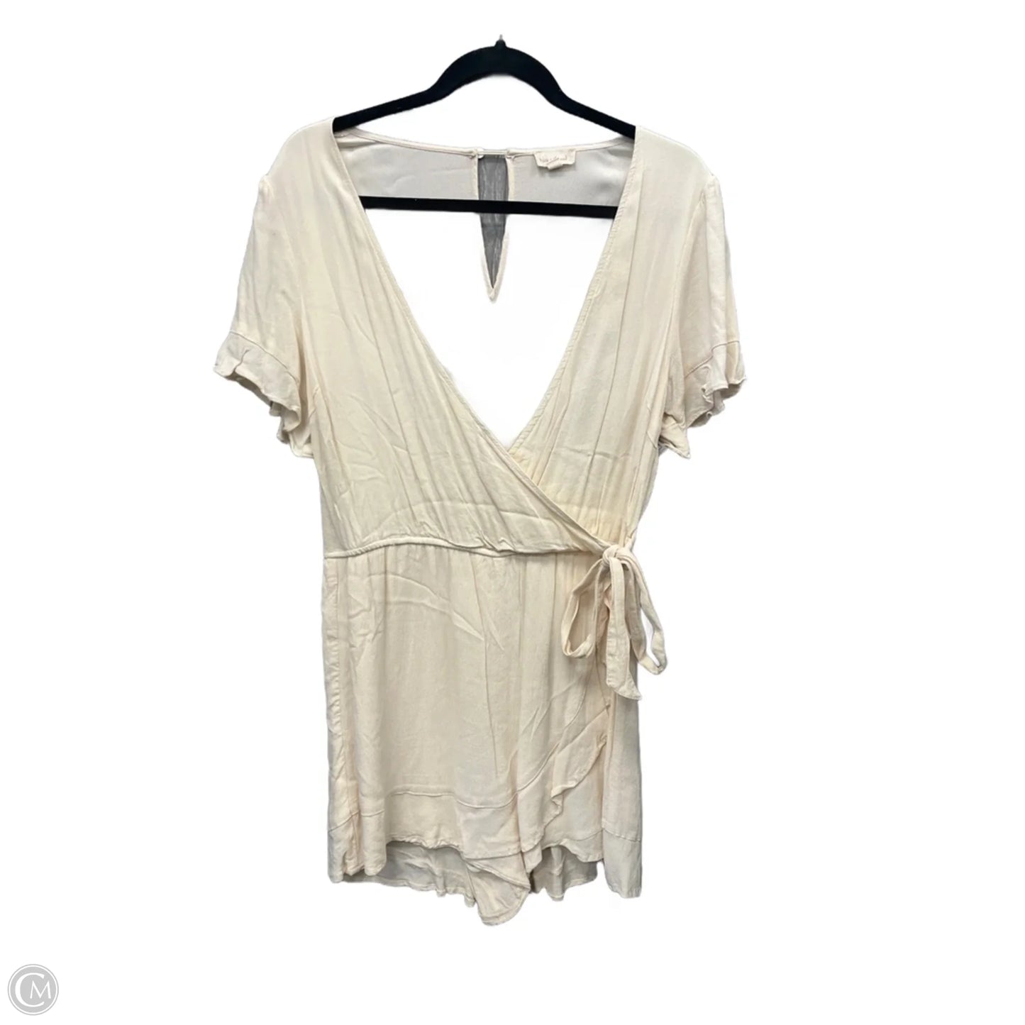 Romper By Hem & Thread In Cream, Size: L