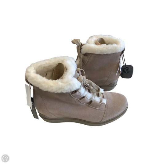 Boots Ankle Heels By Sorel In Brown, Size: 10.5