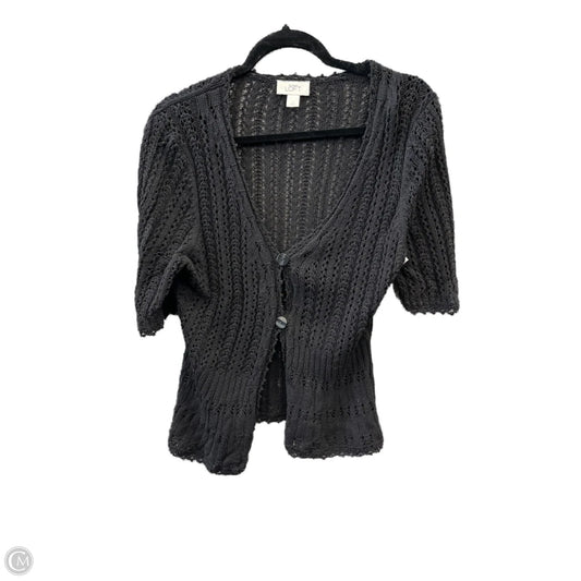Top Short Sleeve By Loft In Black, Size: Xl