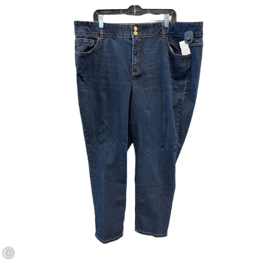 Jeans Boot Cut By Lane Bryant In Blue Denim, Size: 24