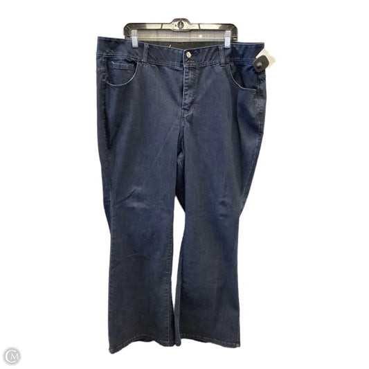 Jeans Flared By Lane Bryant In Blue Denim, Size: 22