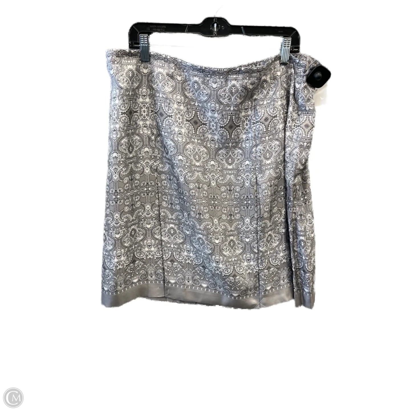 Skirt Midi By Loft In Grey, Size: 18