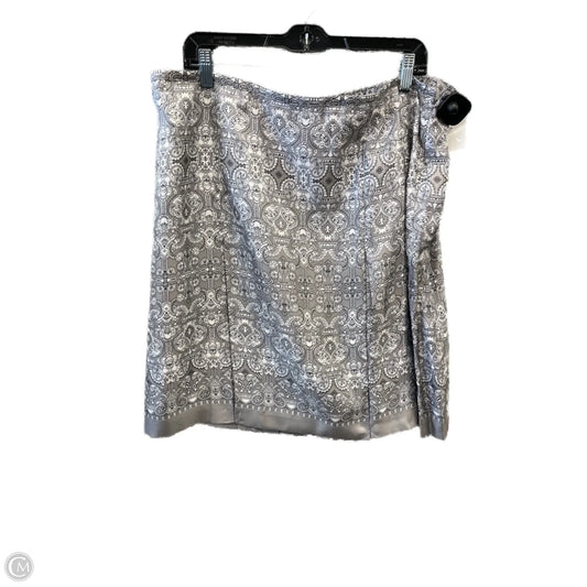 Skirt Midi By Loft In Grey, Size: 18
