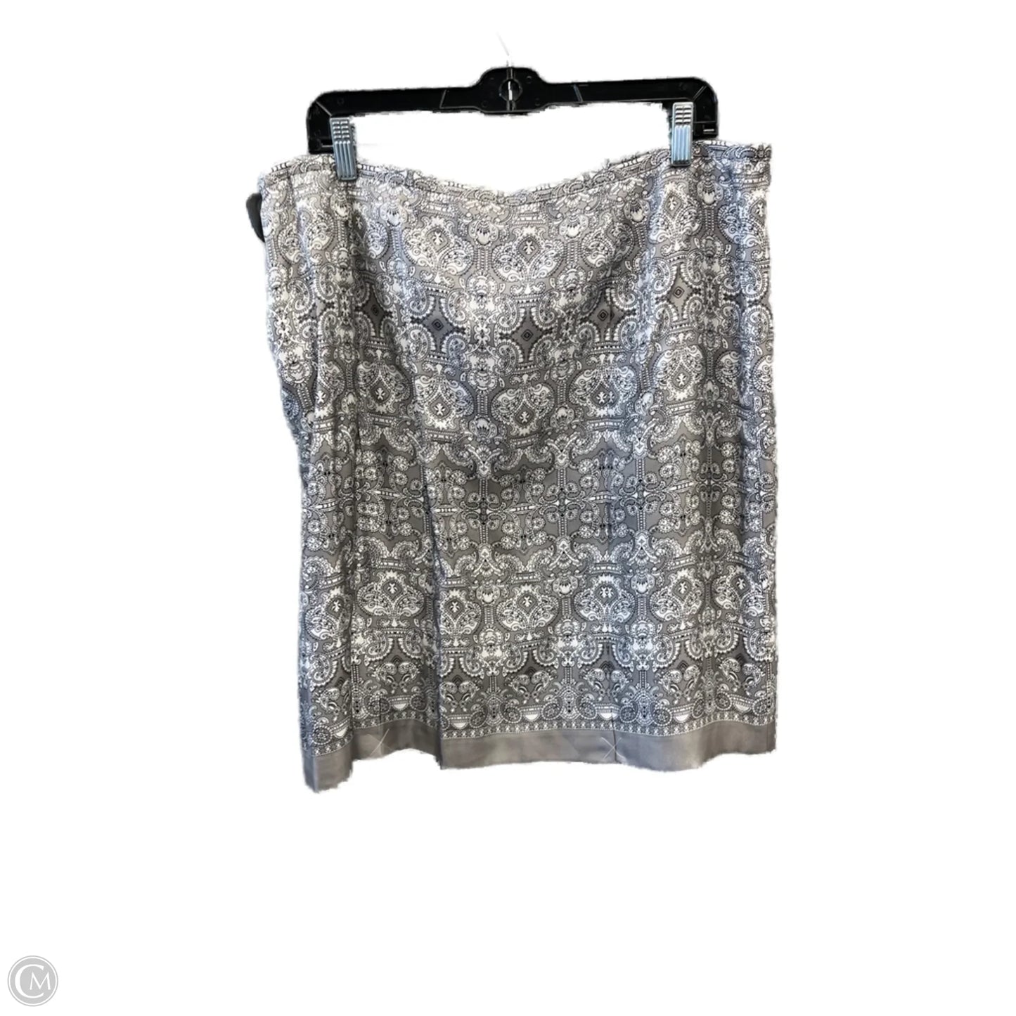 Skirt Midi By Loft In Grey, Size: 18