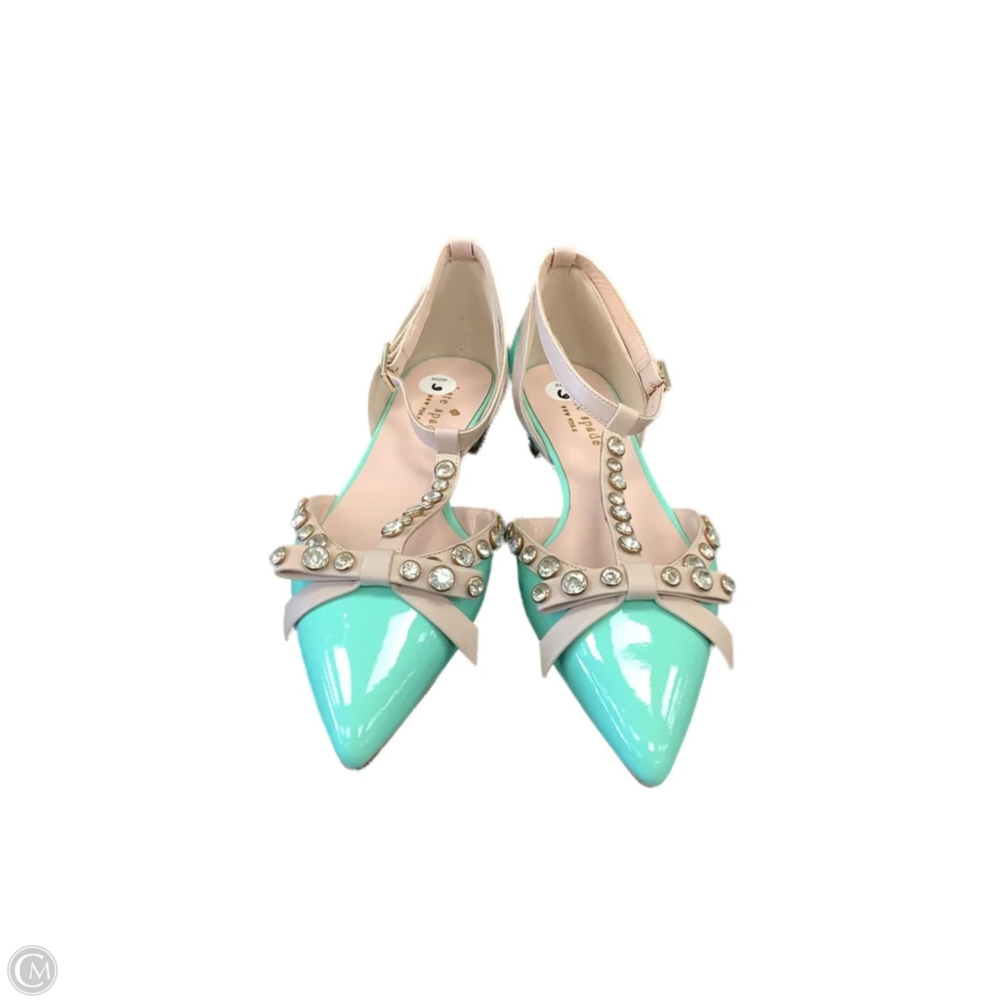 Sandals Designer By Kate Spade In Teal, Size: 6