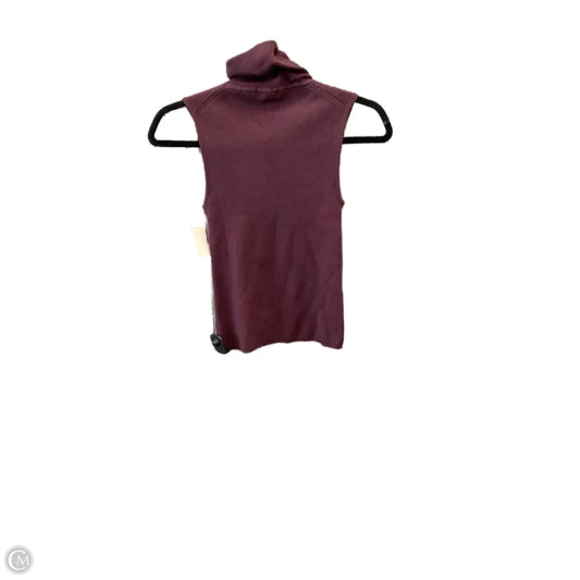 Top Sleeveless By Moda Intl In Purple, Size: Xs