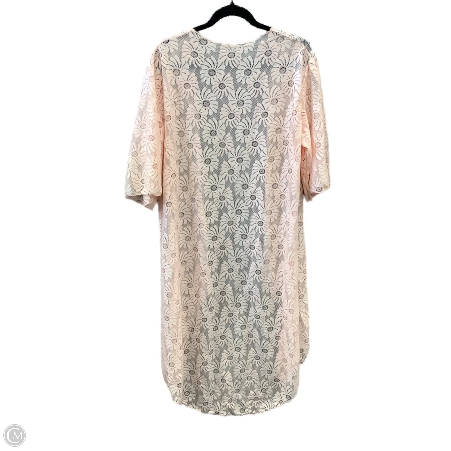 Kimono By Clothes Mentor In Pink, Size: S