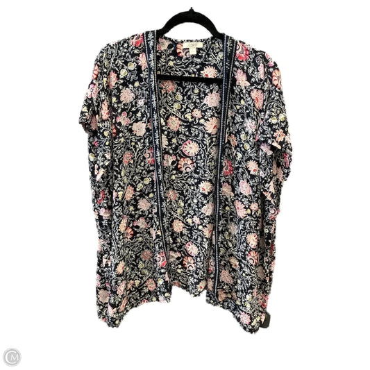 Kimono By Loft In Black, Size: Xs