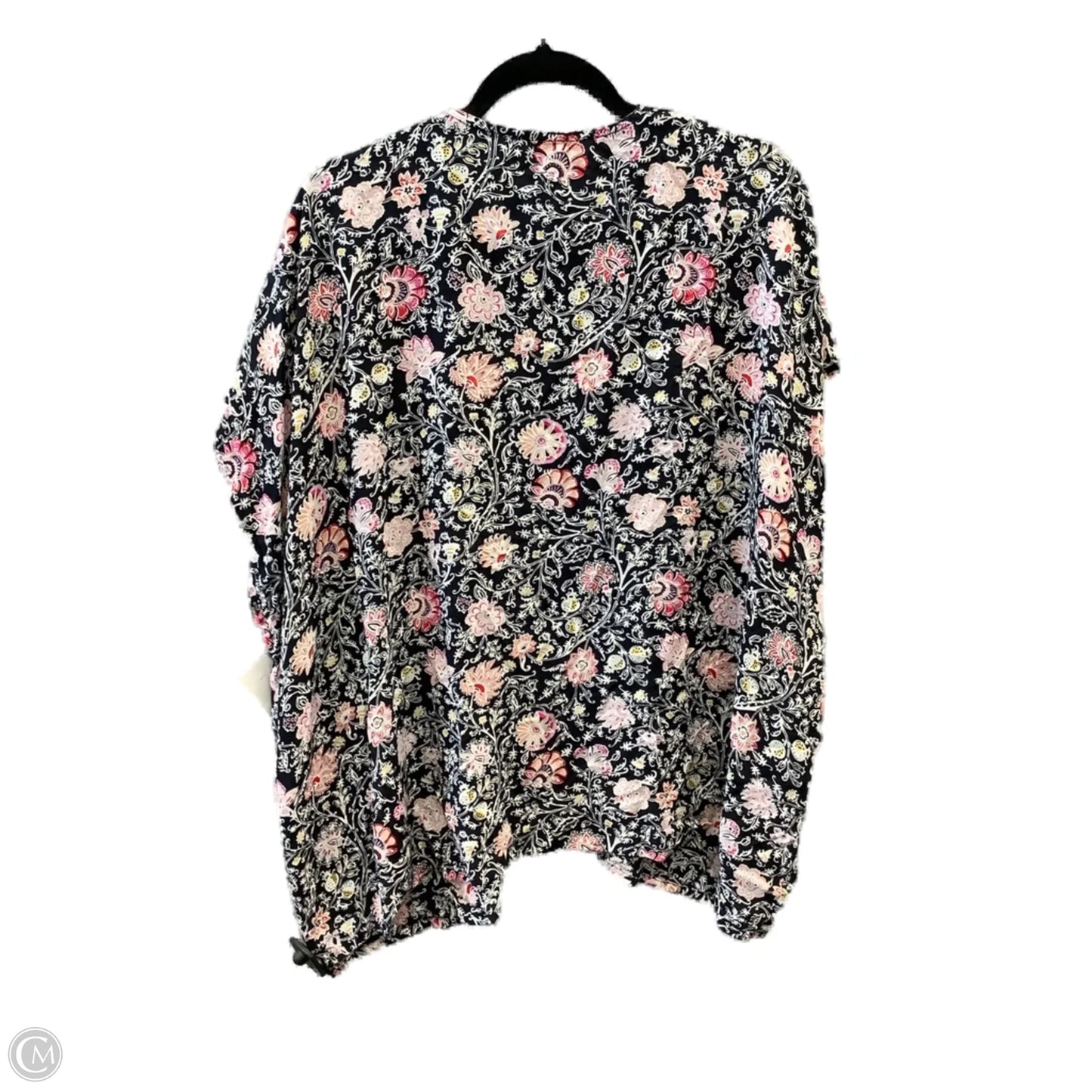 Kimono By Loft In Black, Size: Xs