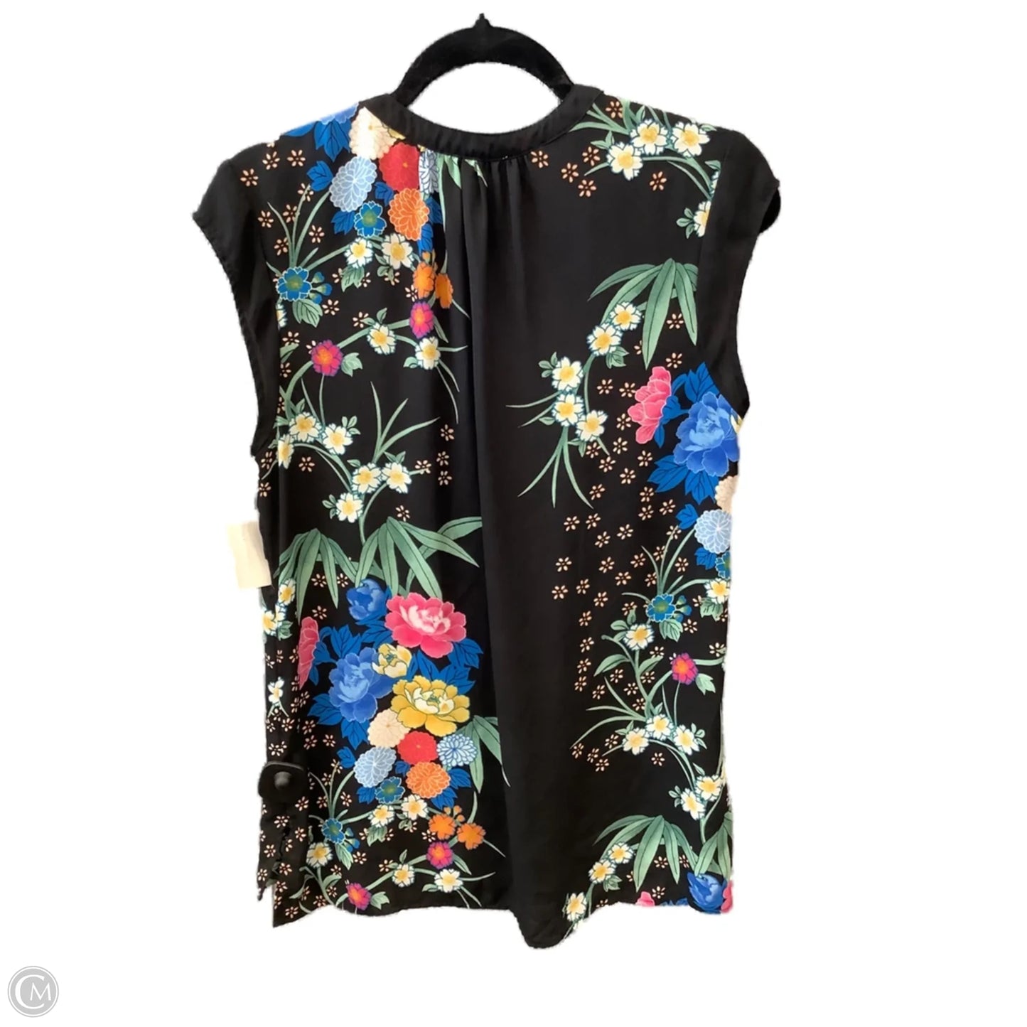 Top Sleeveless By Dr2 In Floral Print, Size: M