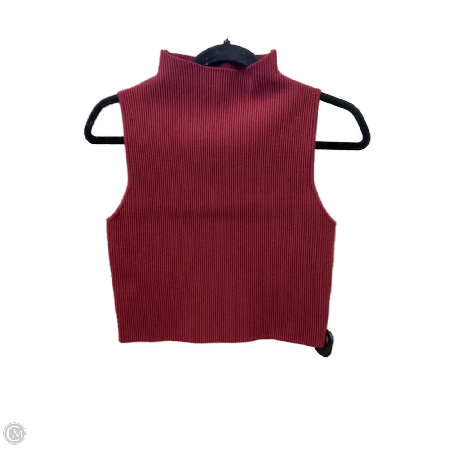 Top Sleeveless By Abound In Red, Size: L