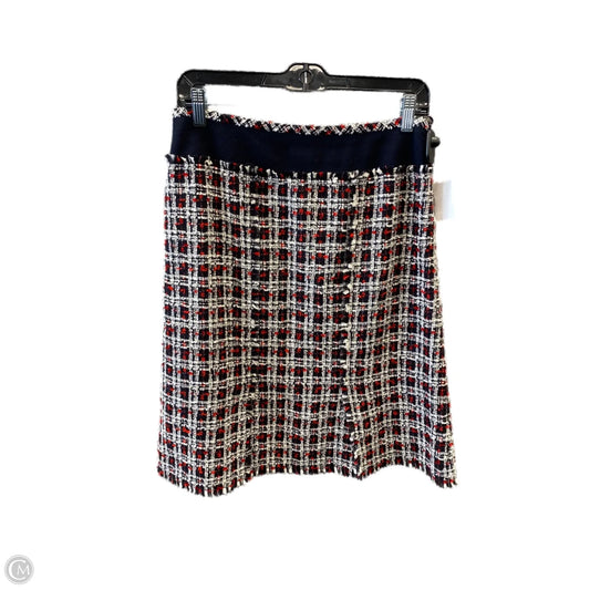 Skirt Designer By Escada In Black & Red, Size: 8