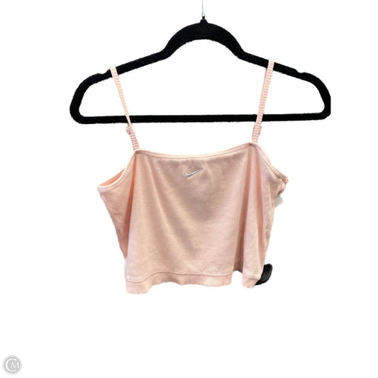 Athletic Tank Top By Nike Apparel In Pink, Size: L