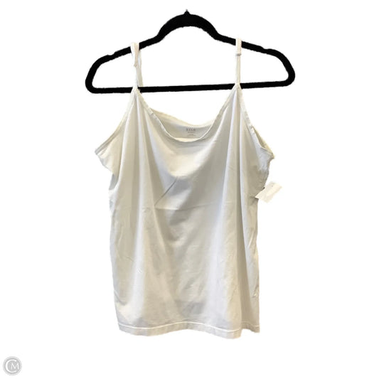 Top Cami By Ana In White, Size: 2x