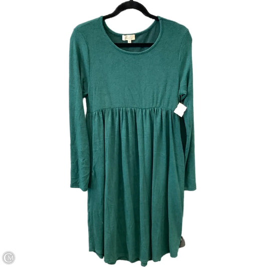 Dress Casual Midi By Clothes Mentor In Green, Size: M