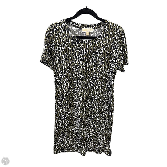 Dress Casual Midi By Michael By Michael Kors In Animal Print, Size: M