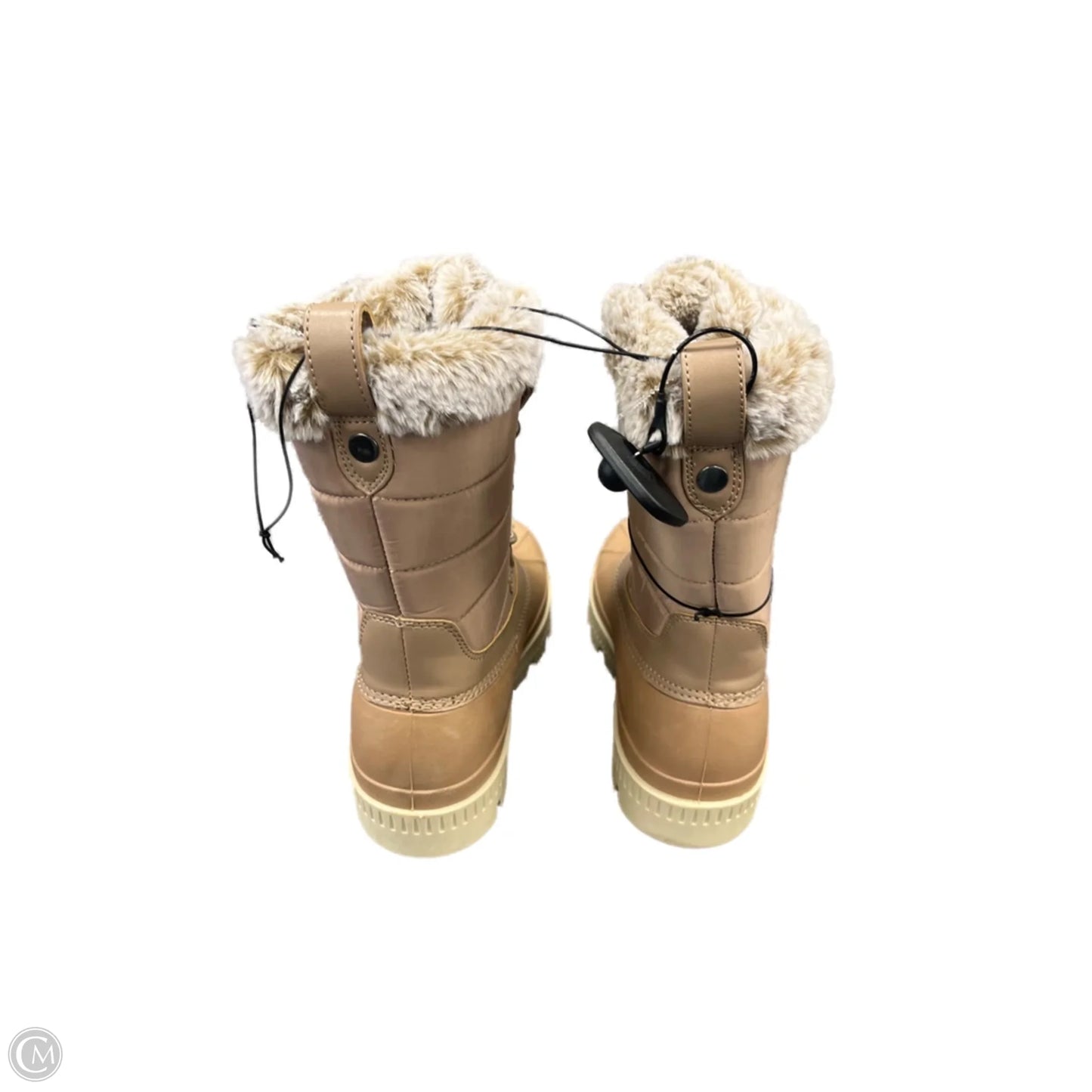 Boots Snow By Clothes Mentor In Brown, Size: 8