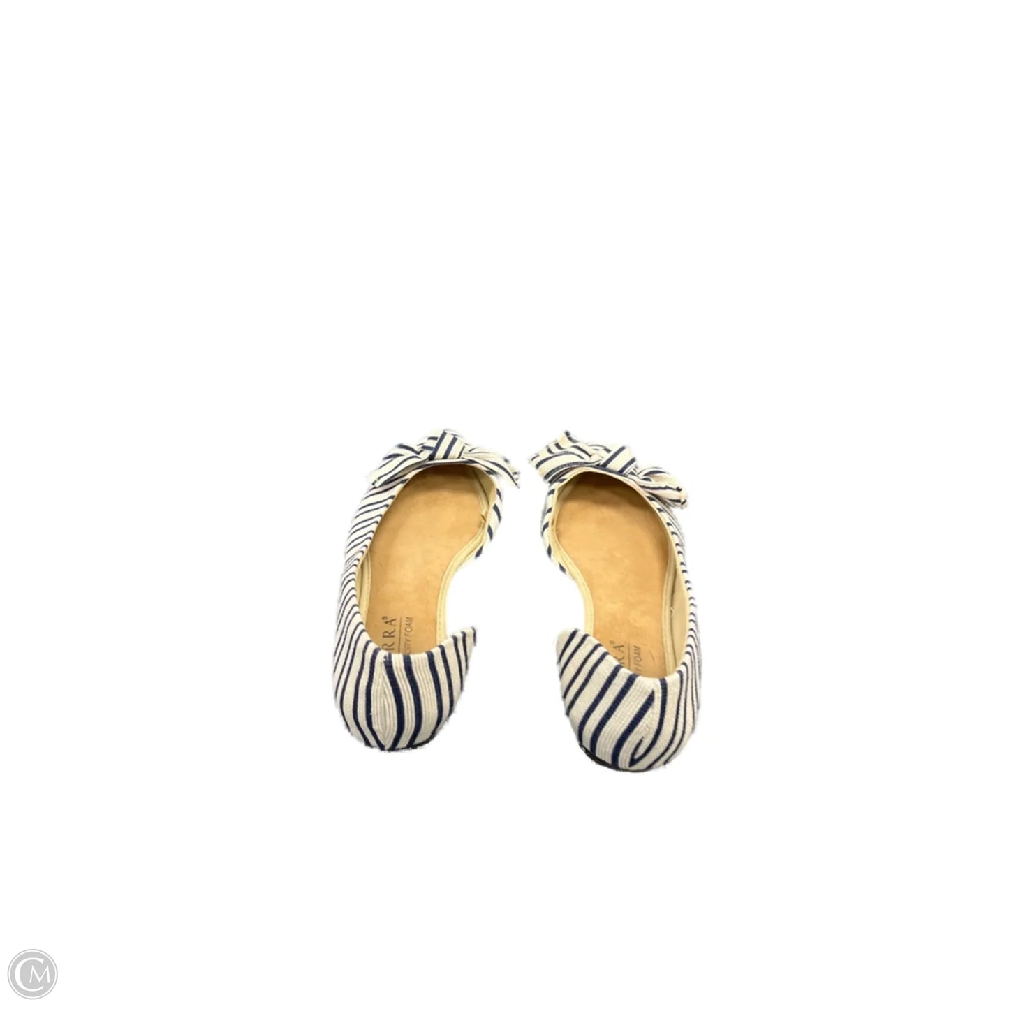 Shoes Flats By Serra In Striped Pattern, Size: 9