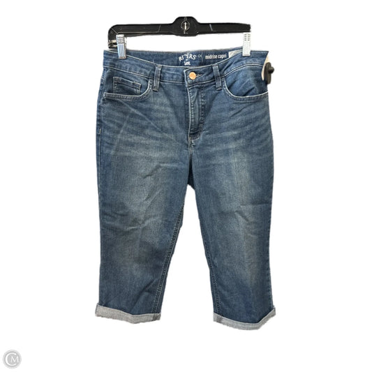 Capris By Riders In Blue Denim, Size: 6