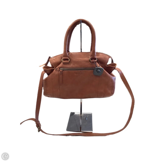 Handbag Leather By Clothes Mentor, Size: Medium
