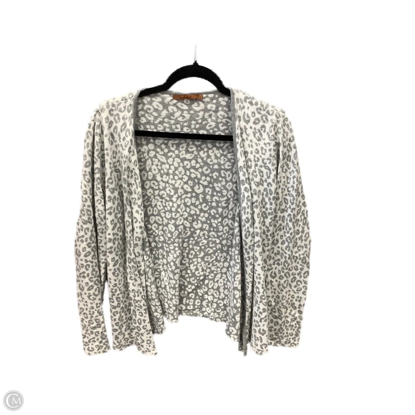 Cardigan By Belldini In Animal Print, Size: L