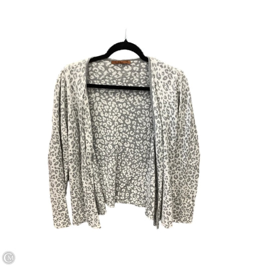 Cardigan By Belldini In Animal Print, Size: L