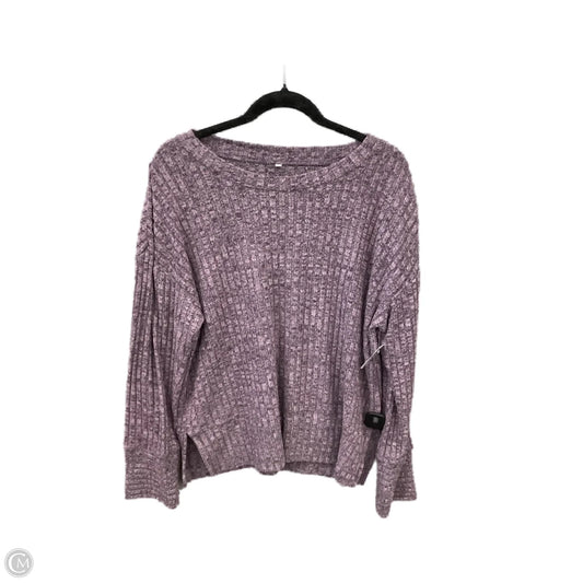 Top Long Sleeve By Clothes Mentor In Purple, Size: L