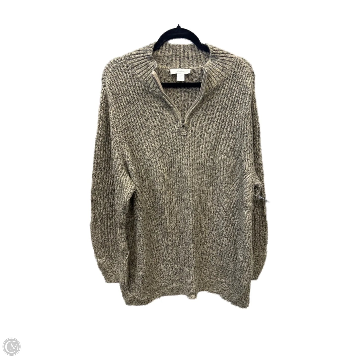 Sweater By Cj Banks In Taupe, Size: 2x