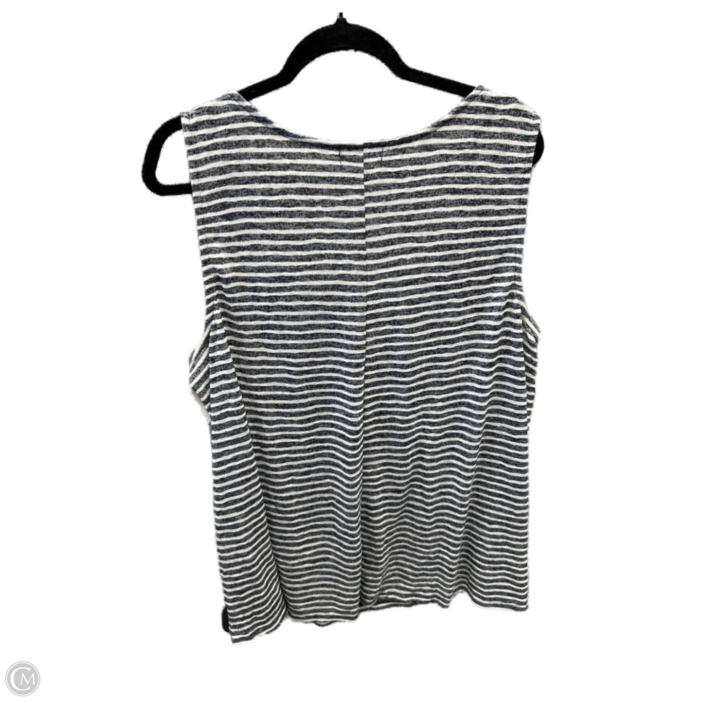 Top Sleeveless By Lane Bryant In Striped Pattern, Size: 3x