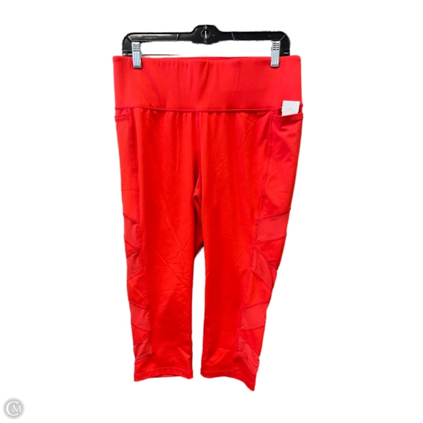 Athletic Capris By Livi Active In Orange, Size: Xl
