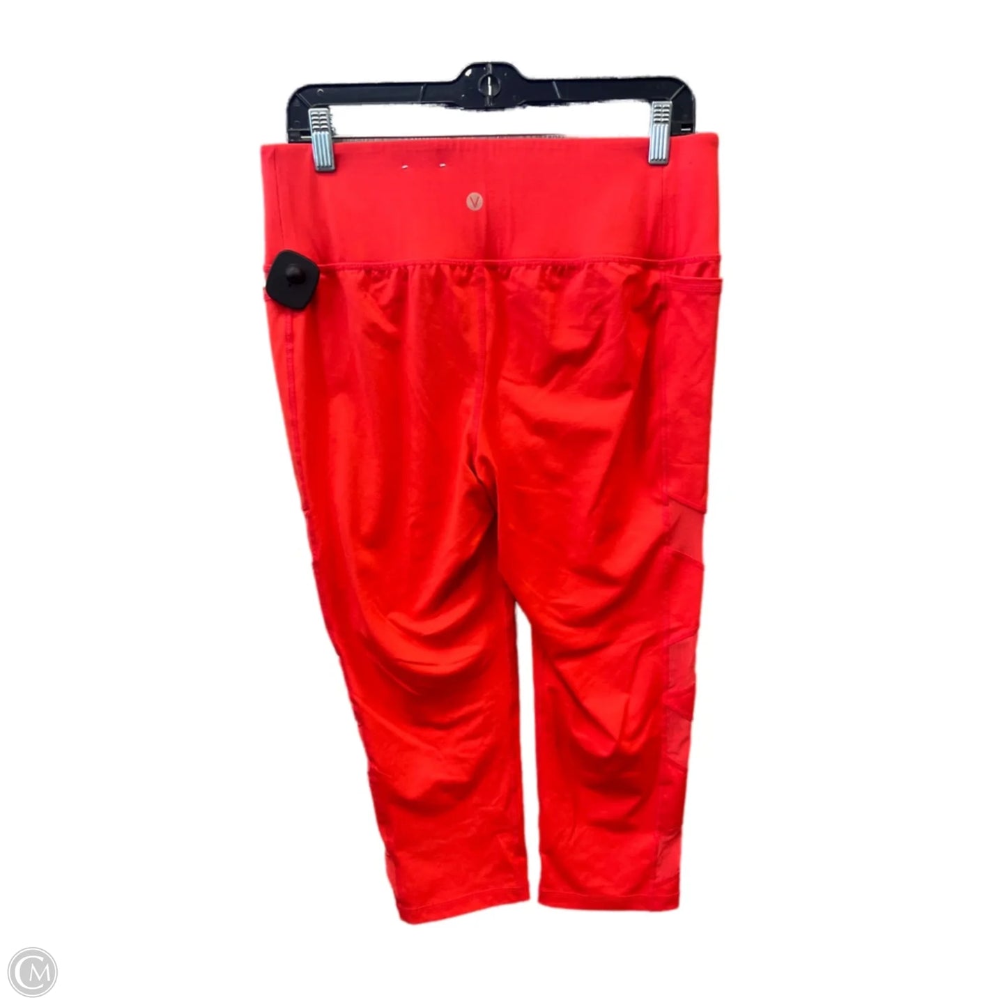 Athletic Capris By Livi Active In Orange, Size: Xl