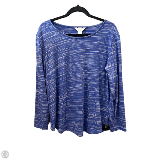 Top Long Sleeve By Christopher And Banks In Blue, Size: Xlp