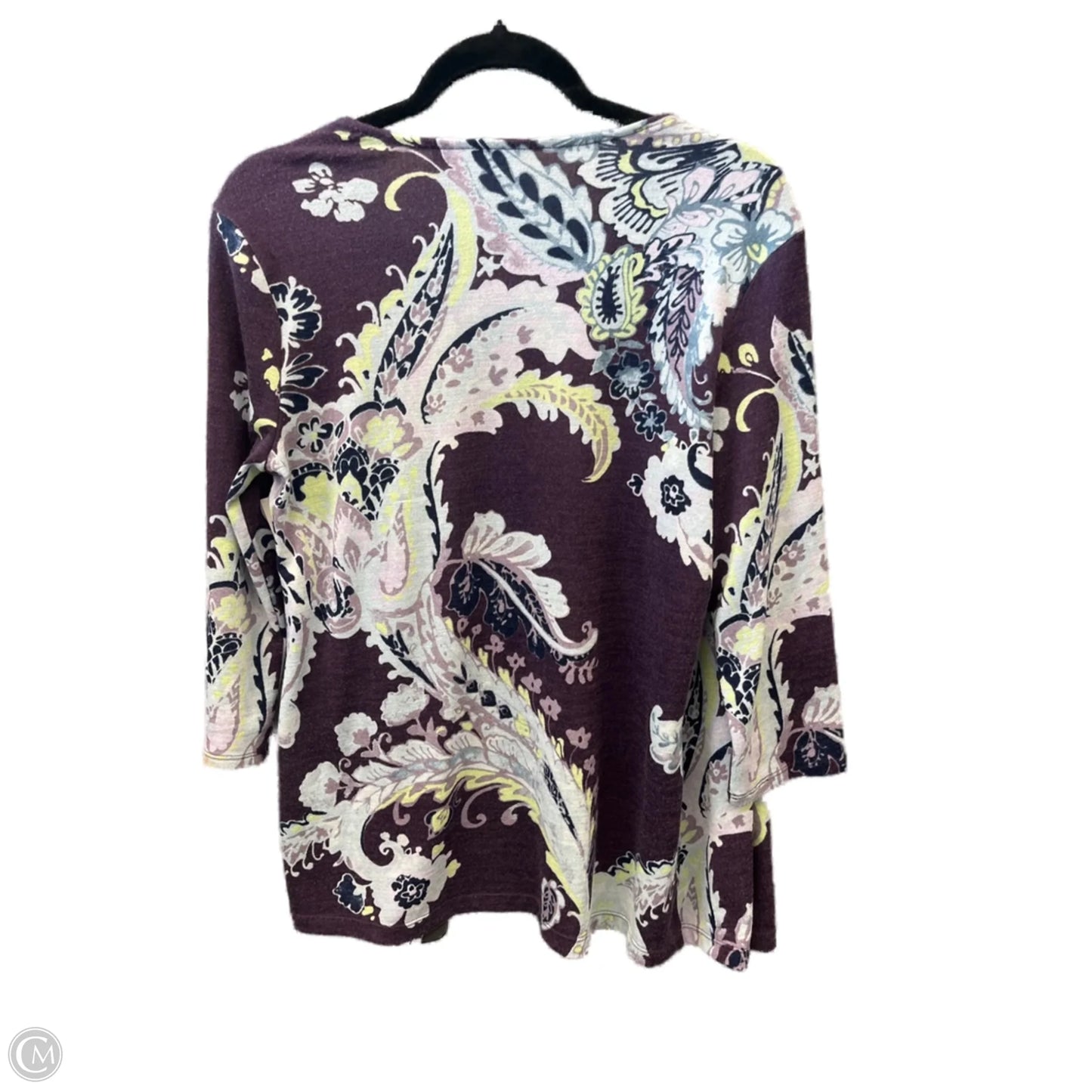 Cardigan By Easywear By Chicos In Purple, Size: M