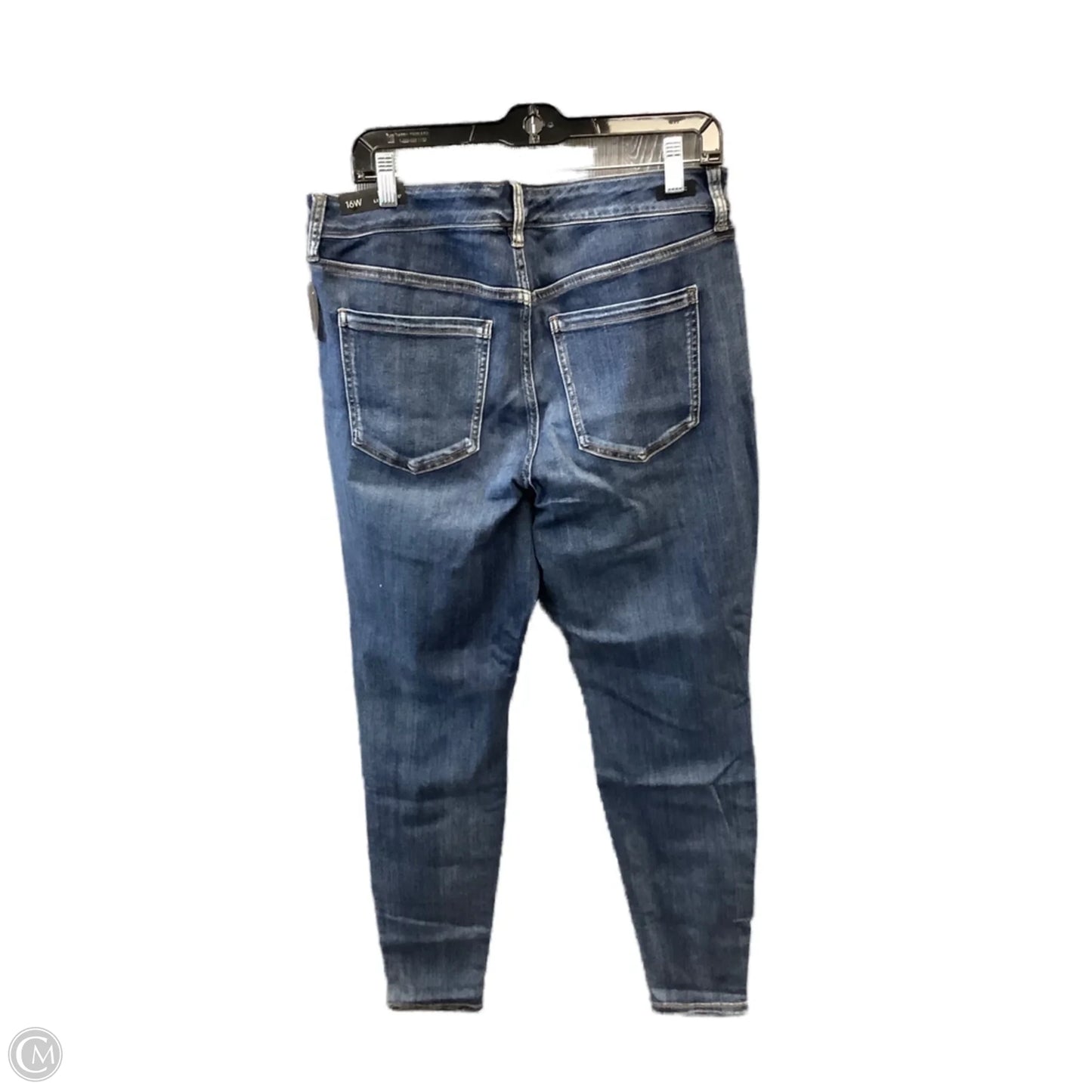 Jeans Skinny By Liverpool In Blue Denim, Size: 16