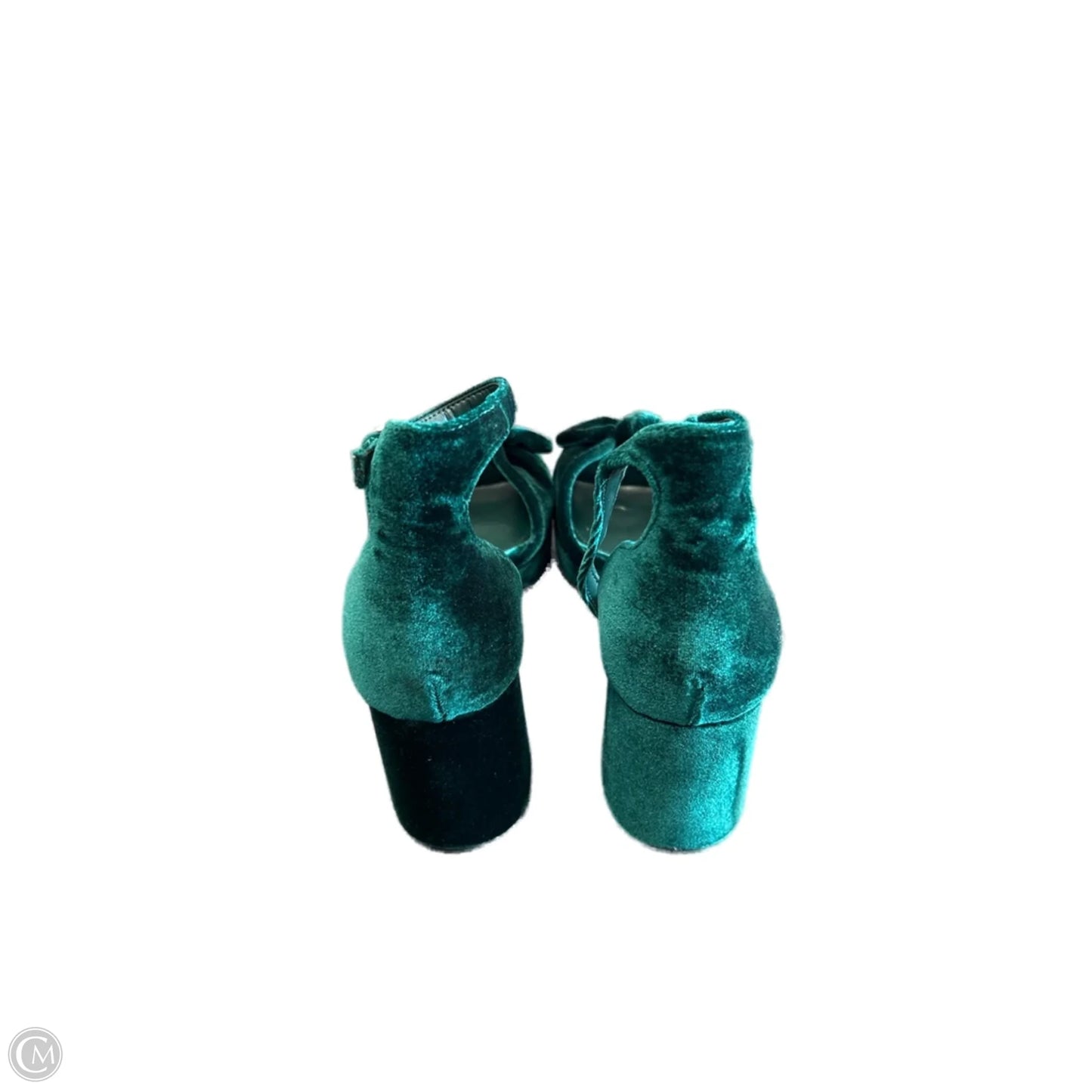Shoes Heels Block By J. Crew In Green, Size: 10