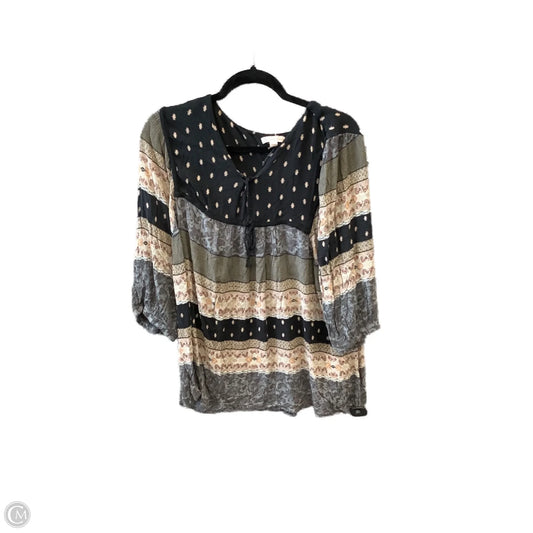 Top Long Sleeve By Clothes Mentor In Multi-colored, Size: 3x