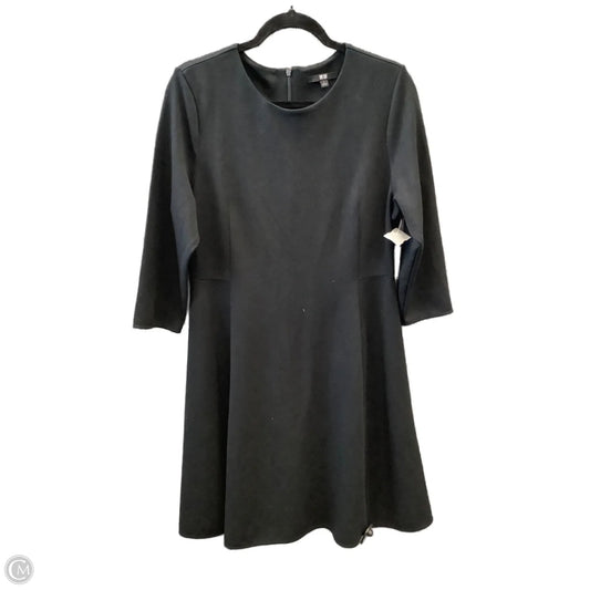 Dress Casual Midi By Uniqlo In Black, Size: L