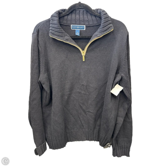 Sweater By Karen Scott In Black, Size: M