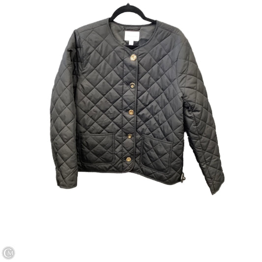 Coat Puffer & Quilted By Charter Club In Black, Size: L
