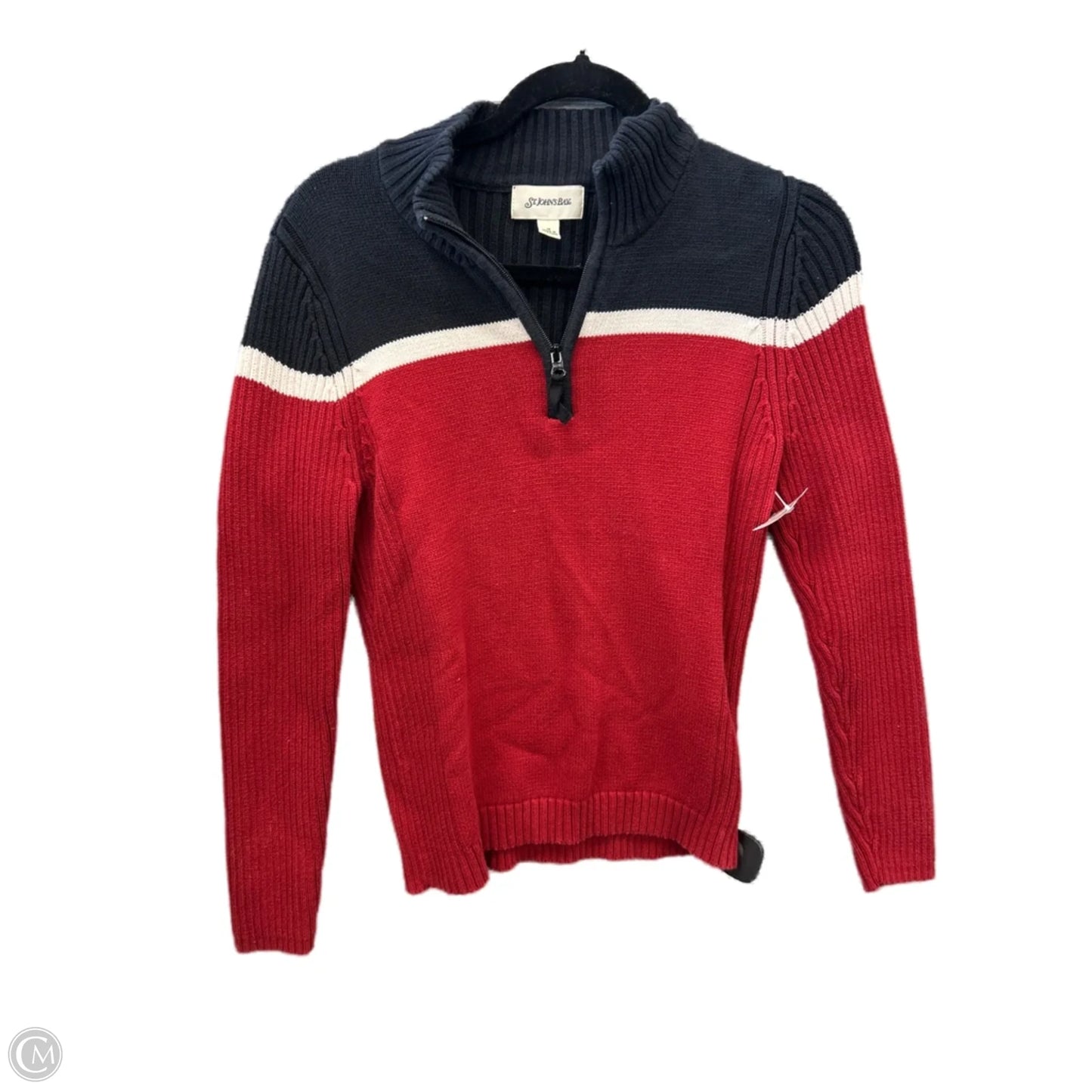 Sweater By St Johns Bay In Blue & Red, Size: M